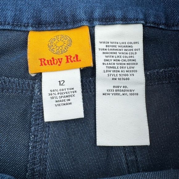 Ruby Rd Jean Capris Size 12 - Picture 5 of 5